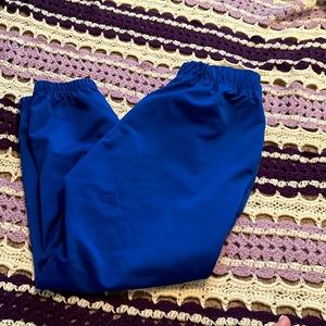 Royal blue jogger scrubs